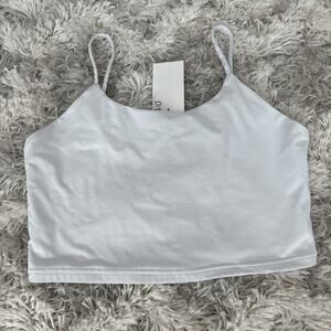 Reo Ria White Crop Tank